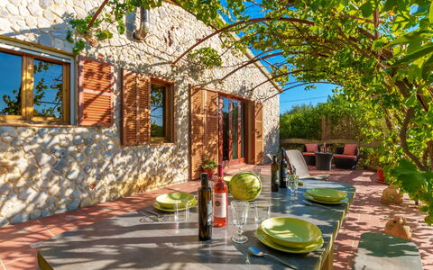 Estrella: Plante, Bâtiment, Fenêtre, Vaisselle, Ombre, Biome, Loisir, Table, Mobilier De Jardin, Paysage