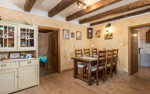 Tomiceva: Cadre, Meubles, Cabinetry, Propriété, Comptoir, Table, Chaise, Bois, Cuisine, Design Intérieur