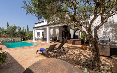 Quintal das Oliveiras: Plante, Propriété, L'Eau, Ciel, Ombre, Bâtiment, Botanique, Arbre, Piscine, Éclairage