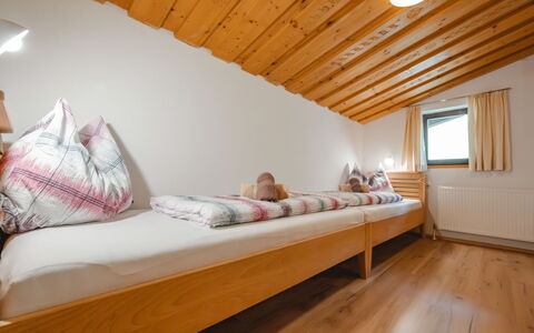 Angererhof: Domicile, Maison, Plafond, Lit, Dur, Chambre, Cadre De Lit, Tache De Bois, Parquet, Dortoir