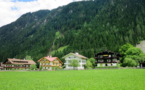 Mayrhofen 686: Nuage, Plante, Montagne, Ciel, Écorégion, Vert, Paysage Naturel, Arbre, Maison, Lot Terre