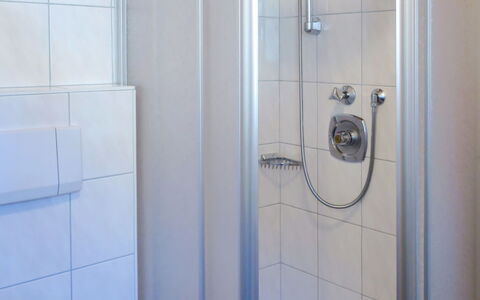 Mayrhofen 709: Porte De Douche, Panneau De Douche, Propriété, Salle De Bains, Pièce, Douche, Luminaire Plomberie, Tuile, Porte, Verre