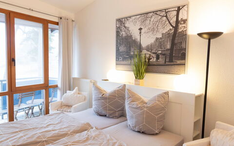Ostseebad Lubmin 607: Meubles, Design Intérieur, Lit, Chambre, Pièce, Sol, Sol, Bois, Plafond, Textile