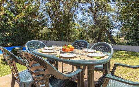 Bretos: Meubles, Mobilier De Jardin, Table, Chaise, Tableau De Plein Air, Table Cuisine Et Salle A Manger, Table Basse, Patio, Ombre, Jardin