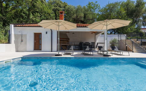 Ester: Piscine, L'Eau, Mobilier De Jardin, Recours, Meubles, Parapluie, Composite, Chaise, Balancelle, Eco Hôtel