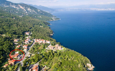 Mošćenička Draga 616: Photographie Aérienne, Vue Du Ciel, Ciel, Promontoire, Côte, Mer, Cotiers Et Relief Océaniques, Station De Montagne, Cap, Paysage