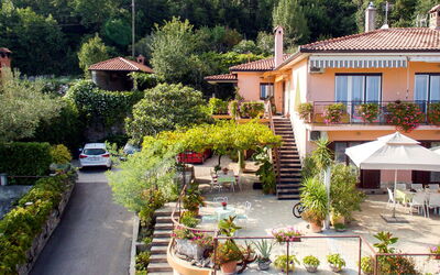 Mošćenička Draga 616: Propriété, Maison, Zone Résidentielle, Immobilier, Bâtiment, Domicile, Quartier, Toit, Botanique, Arbre