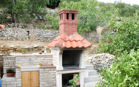 Korčula Korčula 604: Maconnerie Four, Bâtiment, Foyer, Brique, Cheminée, Maison, Aménagement Paysager