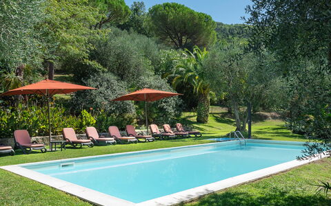 Villa Igea 13: Plante, L'Eau, Propriété, Ciel, Piscine, La Nature, Arbre, Ombre, Bâtiment, Parapluie