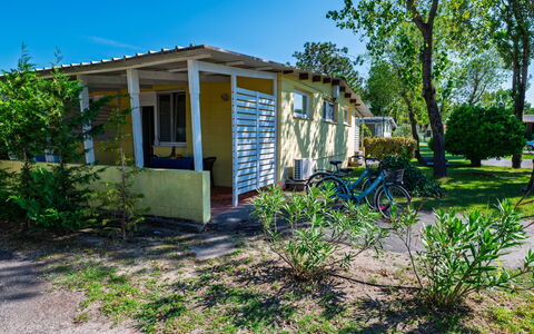 Rosolina Mare 626: Ombre, Chalet, Cour, Arrière-Cour, Jardin, Biens, Batiments Jardin, Structure En Plein Air