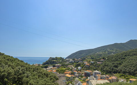 Moneglia 665: Ciel, Nuage, Montagne, Plante, Arbre, Bleu Azur, Lot Terre, Végétation, Paysage Naturel, Plan D'Eau