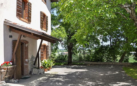Casale Preoni: Plante, Bâtiment, Fenêtre, Pot De Fleur, Surface De La Route, Maison, Arbre, Plante D'Appartement, Ombre, Teintes Et Ombres