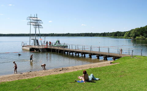 Heike: L'Eau, Réservoir, Rivière, Banque, Ressources En Eau, Lac, Jetée, Voie Navigable, Rive, Arbre