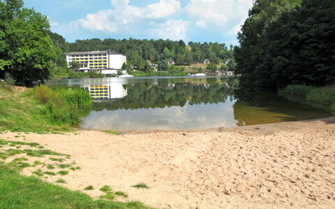 Seesicht-Dorf 1 Haus 11: Ressources En Eau, L'Eau, Paysage Naturel, La Nature, Banque, Rivière, Végétation, Réserve Naturelle, Réservoir, Environnement Naturel
