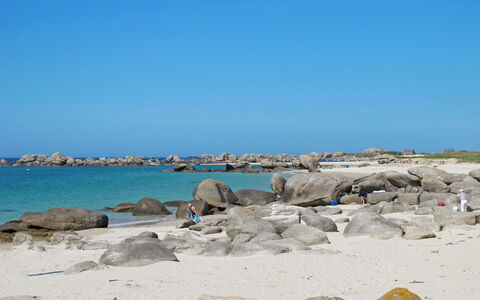 Ty Mamm: Mer, Plage, Rive, Roche, Côte, Océan, Ciel, Été, Vacances, Cotiers Et Relief Océaniques