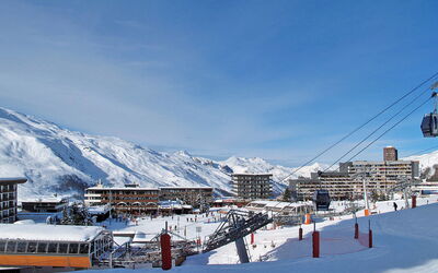Les Menuires 648: Neige, L'Hiver, Montagne, Ciel, Montagnes Relief, Chaîne De Montagnes, Nuage, Alpes, Station De Montagne, Station De Ski