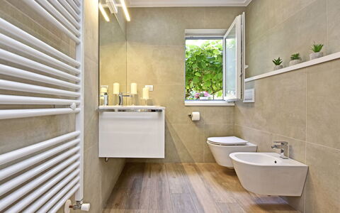Mirta: Robinet, Évier, Propriété, Luminaire Plomberie, Lavabo, Plante, Miroir, Salle De Bains, Bâtiment, Bois