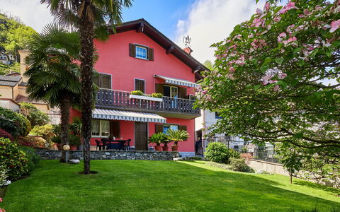 Casa Martina: Plante, Ciel, Bâtiment, Nuage, Fenêtre, Arbre, Maison, Quartier, Herbe, Arecales