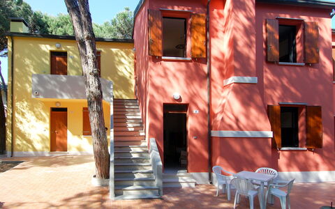 Rosolina Mare 642: Arbuste, Zone Résidentielle, Jardin, Pelouse, Ombre, Aménagement Paysager, Hacienda, Cour, Biens