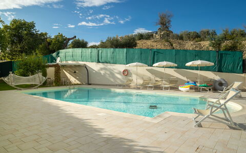 Dolce Vita: Piscine, Meubles, Mobilier De Jardin, Recours, Chaise, Composite, Parapluie, Balancelle, Ombre, Loisir