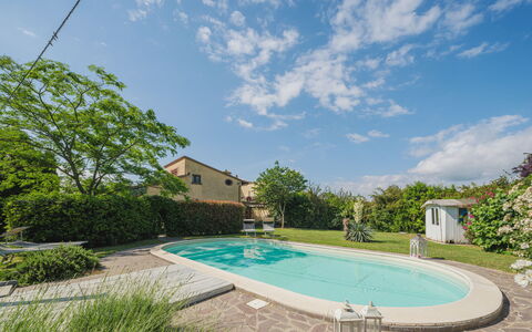 Villa Ulivo: Plante, Ciel, Nuage, L'Eau, Propriété, Bâtiment, Piscine, La Nature, Bleu Azur, Arbre
