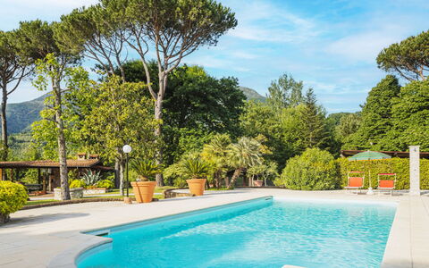 Costacce: L'Eau, Ciel, Plante, Nuage, Propriété, Piscine, Bleu Azur, Ombre, Arbre, Herbe