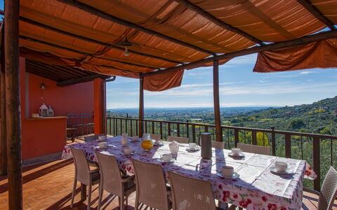 Francesco: Ciel, Meubles, Chaise, Table, Ombre, Bois, Loisir, Arbre, Paysage, Mobilier De Jardin