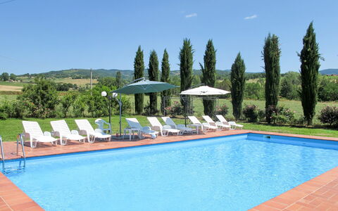 Laura: L'Eau, Ciel, Plante, Piscine, Bleu Azur, Arbre, Ombre, Composite, Mobilier De Jardin, Immobilier
