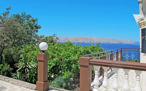 Senj 631: Mer, Balcon, Balustrade, Clôture, Océan, Porche, Ombre, Balustre, Côte, Pot De Fleur