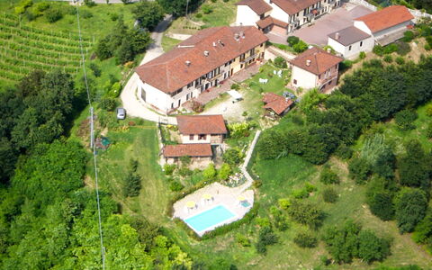 Cortazzone 603: Vue Du Ciel, Photographie Aérienne, Propriété, Biens, Zone Résidentielle, Maison, Bâtiment, Immobilier, Manoir, Paysage