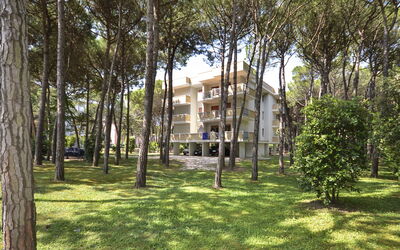 Bibione 634: Propriété, Arbre, Maison, Herbe, Biens, Bâtiment, Immobilier, Architecture, Suppression Des Plantes Ligneuses, Domicile