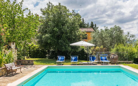 Panzano 604: L'Eau, Plante, Nuage, Ciel, Propriété, Meubles, Piscine, Vert, Bleu Azur, Ombre