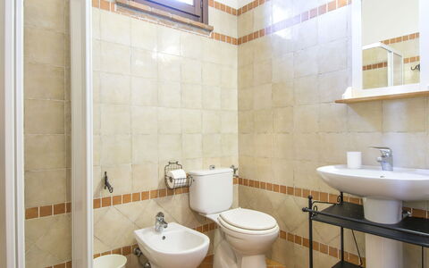Cecina 609: Salle De Bains, Propriété, Pièce, Tuile, Toilette, Luminaire Plomberie, Mur, Design Intérieur, Accessoire Salle De Bain, Architecture