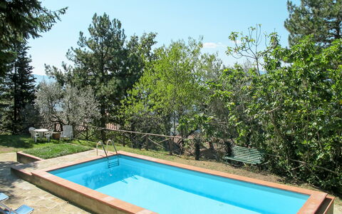 Castelfranco di Sopra 605: L'Eau, Plante, Ciel, Piscine, Ombre, Arbre, Rectangle, Loisir, Herbe, Paysage