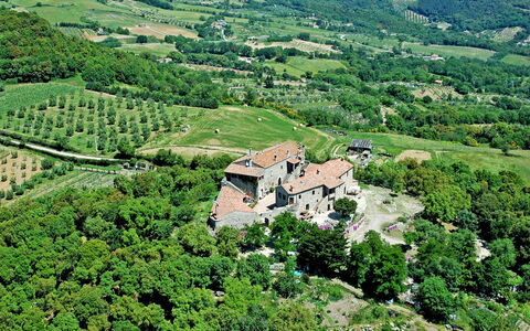 Roccastrada 618: Plante, Bâtiment, Communauté Des Plantes, Vert, Paysage Naturel, Environnement Naturel, Montagnes, Lot Terre, Végétation, Arbre