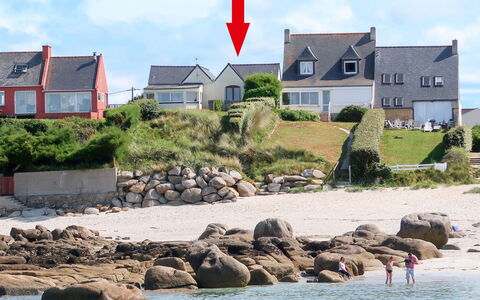 Kereol: Rive, Mer, Roche, Côte, Maison, L'Eau, Inlet, Cotiers Et Relief Océaniques, Vacances, Chalet