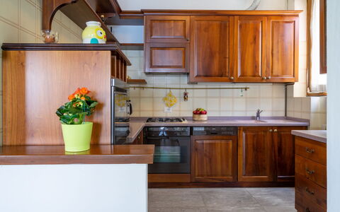 Stresa 613: Comptoir, Cabinetry, Propriété, Meubles, Bâtiment, Evier, Cuisine, Plante, Appareil De Cuisine, Bois