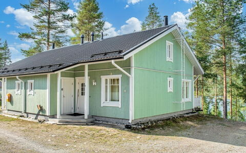 Saunaharju 4: Chalet, Siding, Pente, Des Bois, Batiments Jardin, Mélèze, Famille Pine