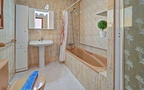 Castillo: Baignoire, Luminaire Plomberie, Évier, Robinet, Miroir, Plante, Salle De Bains, Design Intérieur, Sol, Sol