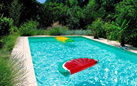 Peuchaud: L'Eau, Plante, Ressources En Eau, Piscine, La Nature, Vert, Bleu Azur, Arbre, Rectangle, Ciel