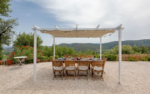 Mas des Chênes: Ciel, Montagne, Jour, Bâtiment, Plante, Paysage Naturel, Maison, Végétation, Montagnes, Arbre