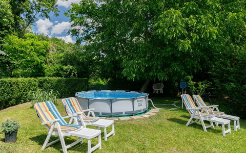 Racz: Mobilier De Jardin, Meubles, Jardin, Ombre, Tableau De Plein Air, Chaise, Loisir, Arrière-Cour, Pelouse, Piscine