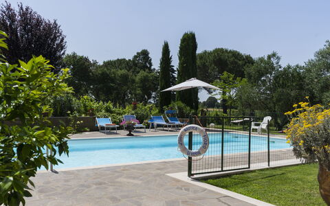 Borgo Sacramento: L'Eau, Ciel, Plante, Piscine, Bleu Azur, Arbre, Ombre, Mobilier De Jardin, Arecales, Bâtiment
