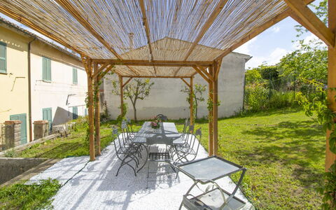 Mimmina: Plante, Table, Bâtiment, Ombre, Mobilier De Jardin, Chaise, Design Intérieur, Tableau De Plein Air, Herbe, Fenêtre