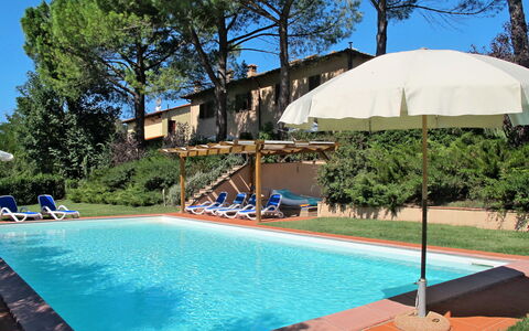 Castelfiorentino 649: Piscine, Loisir, Propriété, Recours, Vacances, Centre De Loisirs, Immobilier, Ombre, Maison, Balancelle