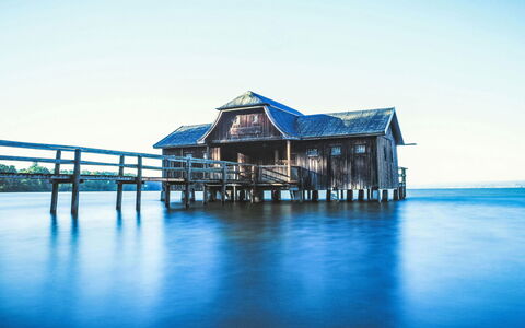 Casa Maja: Bleu, L'Eau, Réflexion, Jetée, Lac, Mer, Cabane, Soirée, Océan, Du Son
