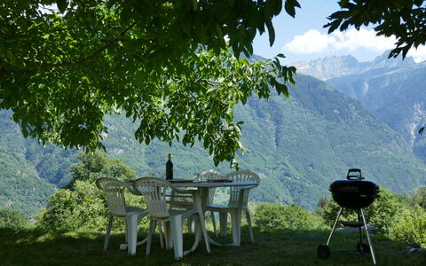 Rustico Ingrid (Mva338): Montagne, Communauté Des Plantes, Écorégion, Table, Vert, Ciel, Paysage Naturel, Arbre, Plante, Mobilier De Jardin