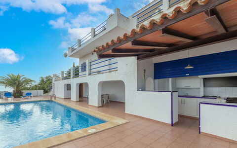 Peñiscola 619: Nuage, L'Eau, Ciel, Propriété, Bleu, Piscine, Bâtiment, Ombre, Design Intérieur, Maison
