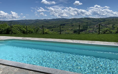 Costigliole D'Asti 602: L'Eau, Nuage, Ciel, Plante, Ressources En Eau, Jour, Propriété, Piscine, Paysage Naturel, Bleu Azur