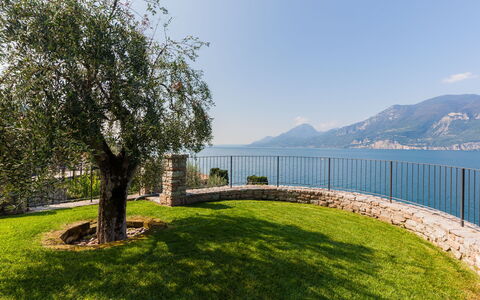 Brenzone 699: Ciel, Plante, Propriété, L'Eau, Clôture, Paysage Naturel, Lot Terre, Arbre, Herbe, Lac